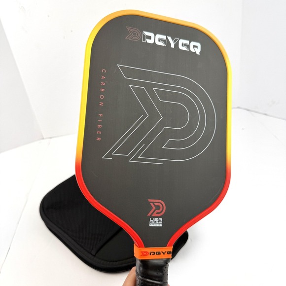DGYGQ Pickleball Paddle‎ Carbon Fiber USA Pickleball Approved with Cover Black - Picture 2 of 9